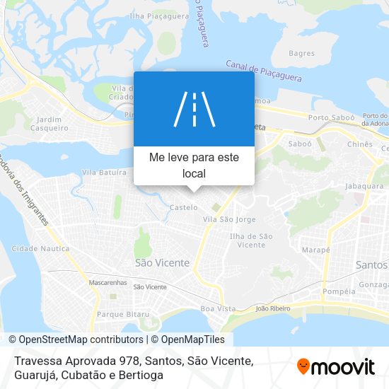 Travessa Aprovada 978 mapa