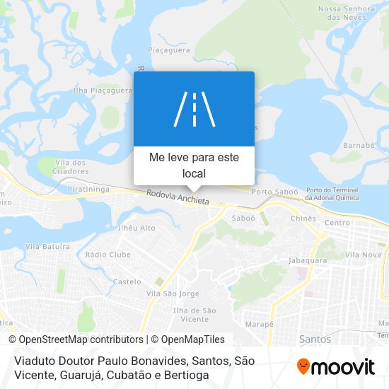 Viaduto Doutor Paulo Bonavides mapa