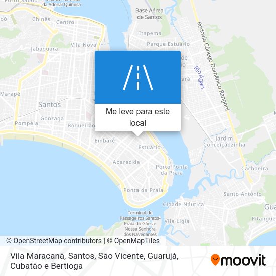 Vila Maracanã mapa