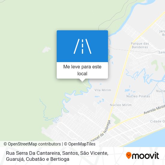 Rua Serra Da Cantareira mapa