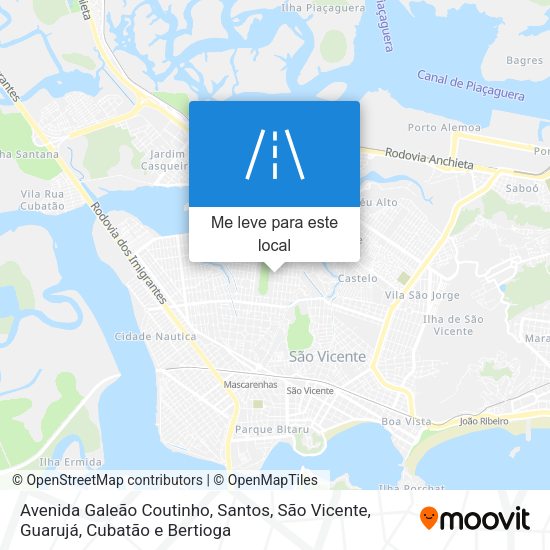 Avenida Galeão Coutinho mapa