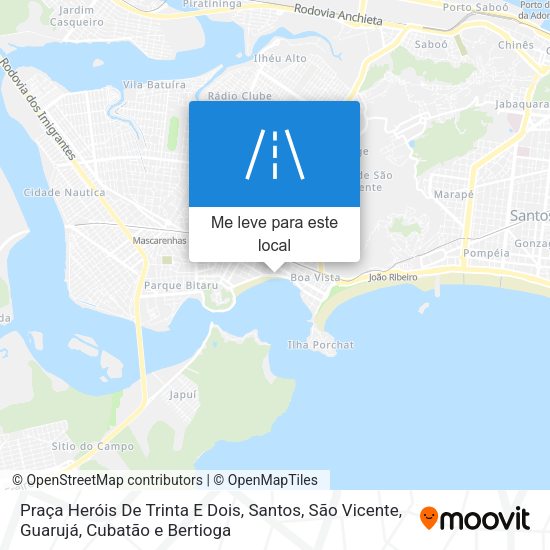 Praça Heróis De Trinta E Dois mapa