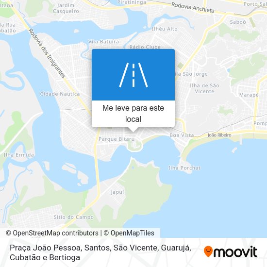 Praça João Pessoa mapa