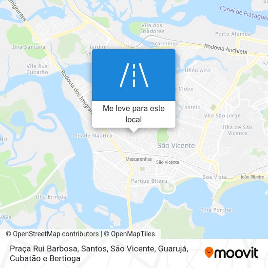 Praça Rui Barbosa mapa