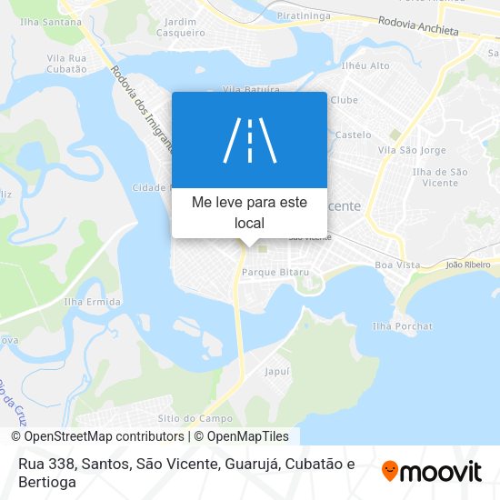 Rua 338 mapa