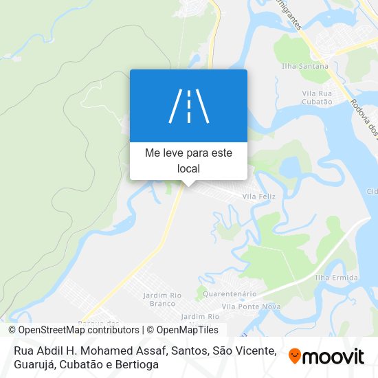 Rua Abdil H. Mohamed Assaf mapa