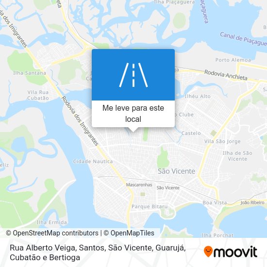 Rua Alberto Veiga mapa