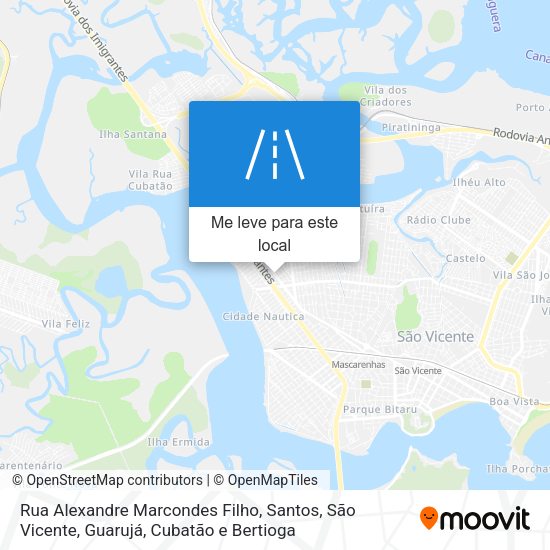 Rua Alexandre Marcondes Filho mapa