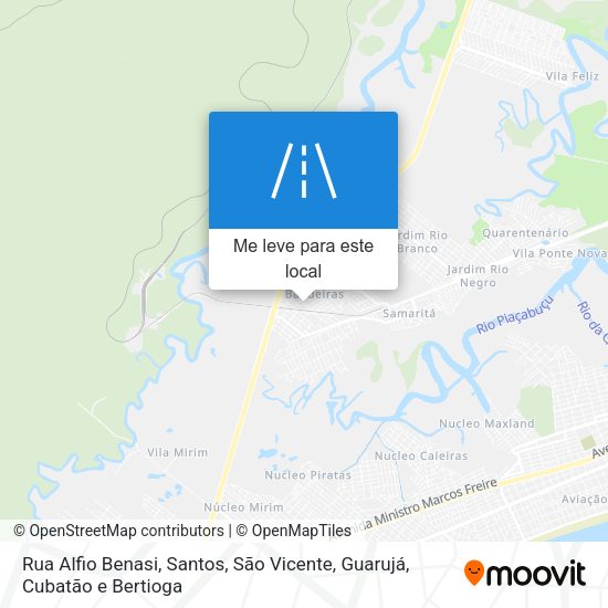 Rua Alfio Benasi mapa