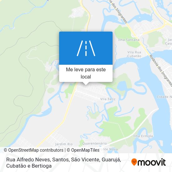 Rua Alfredo Neves mapa