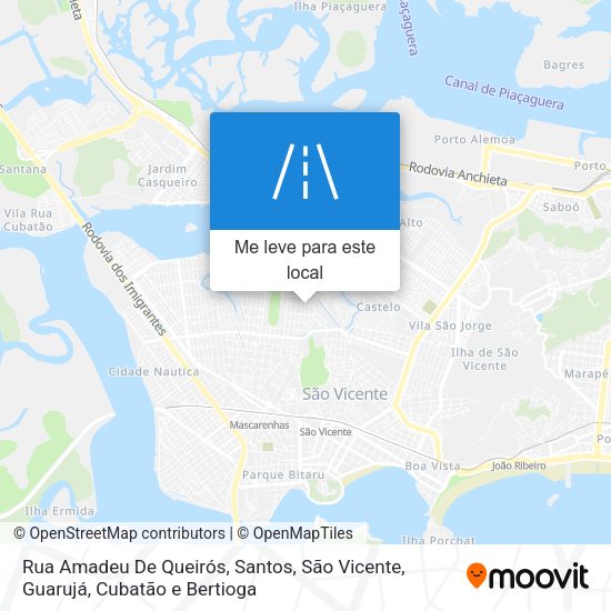 Rua Amadeu De Queirós mapa