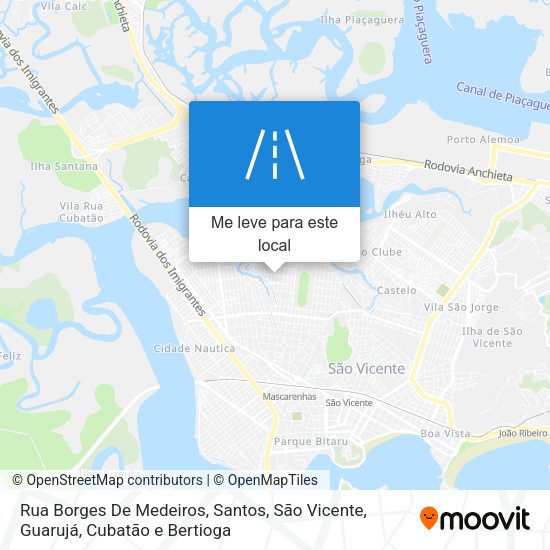 Rua Borges De Medeiros mapa