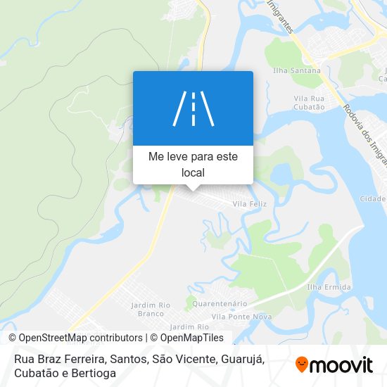 Rua Braz Ferreira mapa