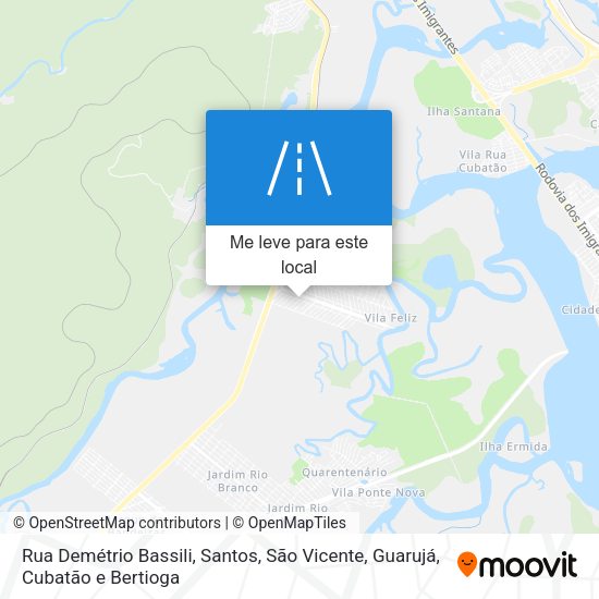 Rua Demétrio Bassili mapa