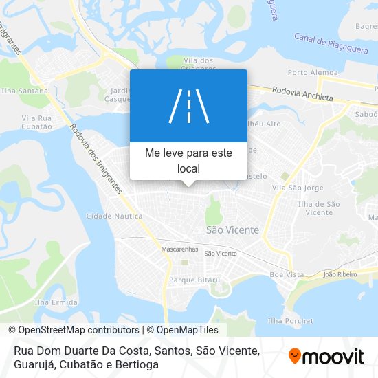 Rua Dom Duarte Da Costa mapa