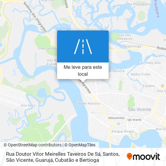 Rua Doutor Vitor Meirelles Taveiros De Sá mapa