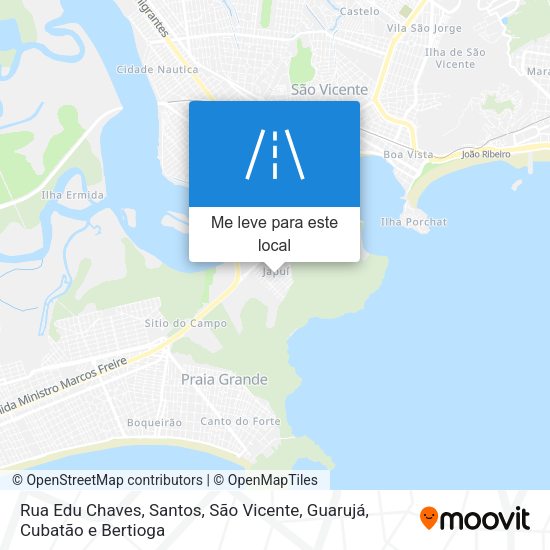 Rua Edu Chaves mapa