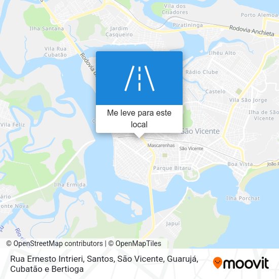 Rua Ernesto Intrieri mapa