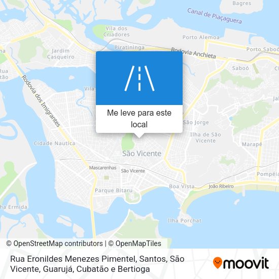 Rua Eronildes Menezes Pimentel mapa