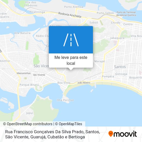 Rua Francisco Gonçalves Da Silva Prado mapa
