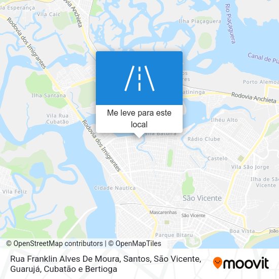 Rua Franklin Alves De Moura mapa