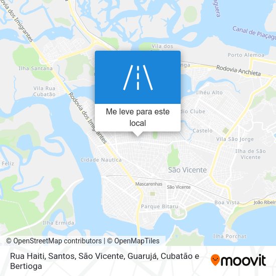 Rua Haiti mapa