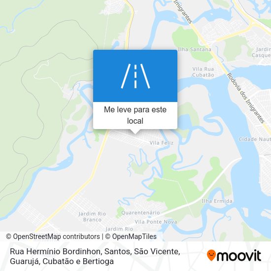 Rua Hermínio Bordinhon mapa