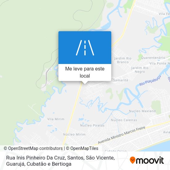 Rua Inis Pinheiro Da Cruz mapa