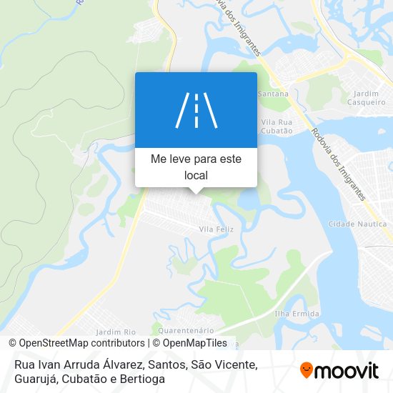 Rua Ivan Arruda Álvarez mapa