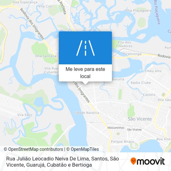 Rua Julião Leocadio Neiva De Lima mapa