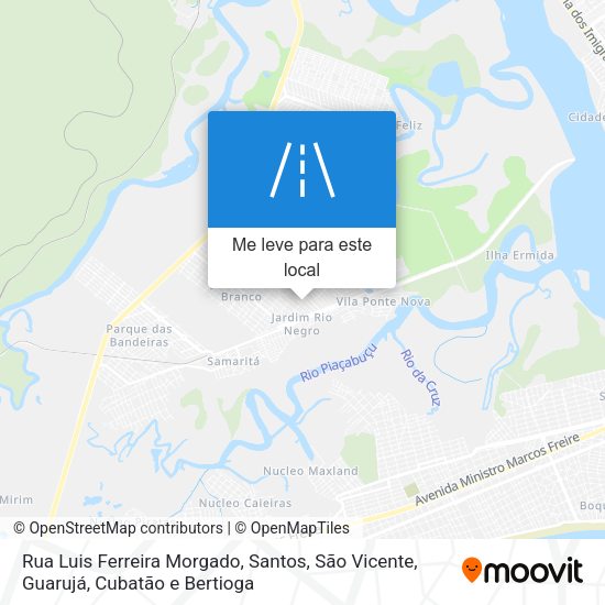 Rua Luis Ferreira Morgado mapa