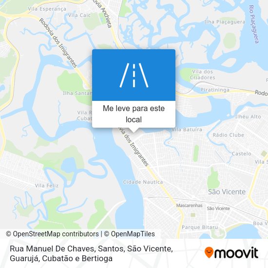 Rua Manuel De Chaves mapa