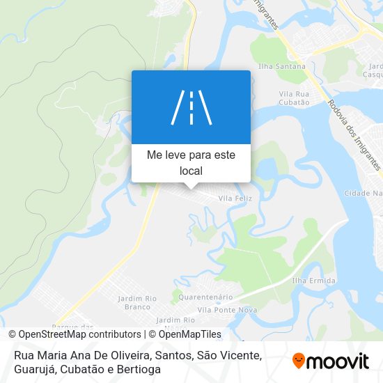 Rua Maria Ana De Oliveira mapa