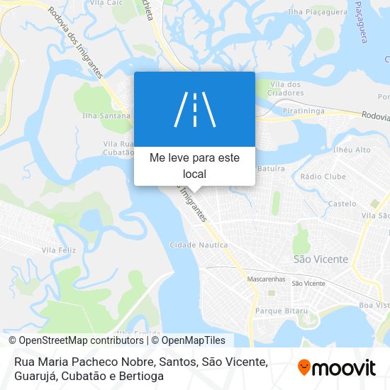 Rua Maria Pacheco Nobre mapa