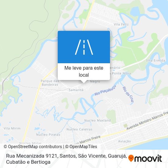 Rua Mecanizada 9121 mapa