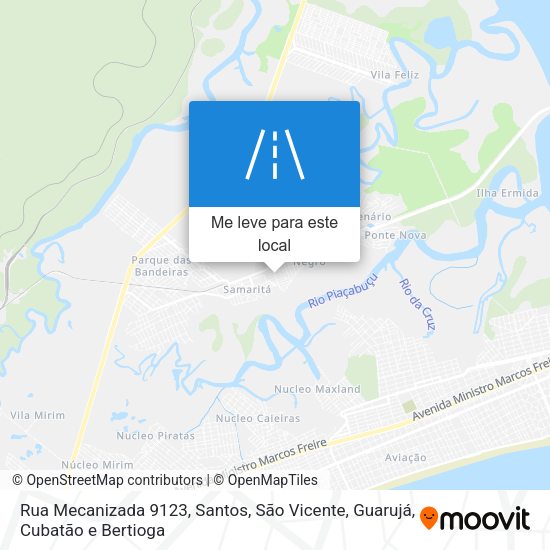 Rua Mecanizada 9123 mapa