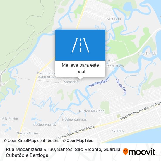 Rua Mecanizada 9130 mapa