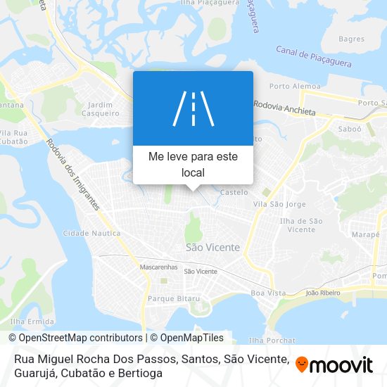 Rua Miguel Rocha Dos Passos mapa