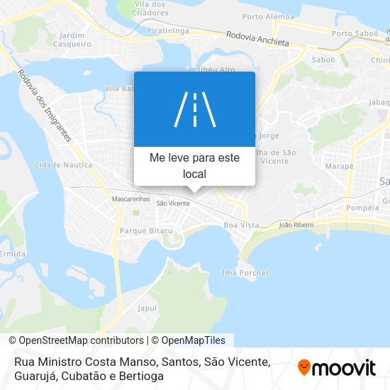Rua Ministro Costa Manso mapa