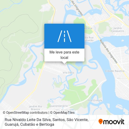 Rua Nivaldo Leite Da Silva mapa