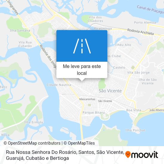 Rua Nossa Senhora Do Rosário mapa