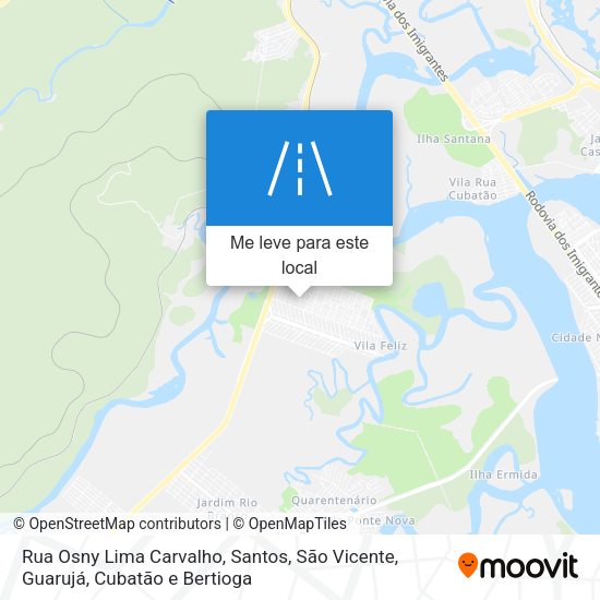 Rua Osny Lima Carvalho mapa