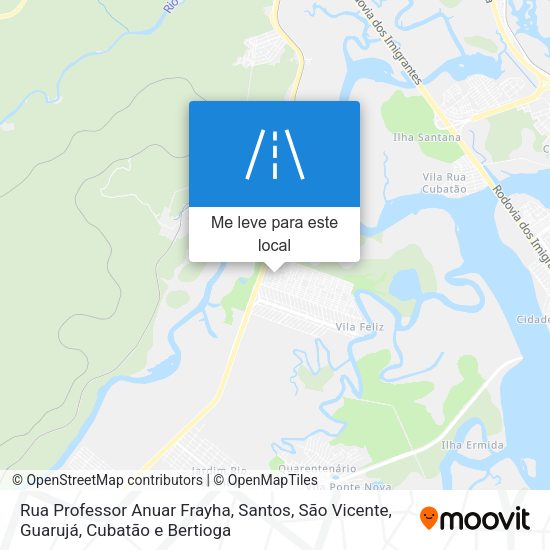 Rua Professor Anuar Frayha mapa