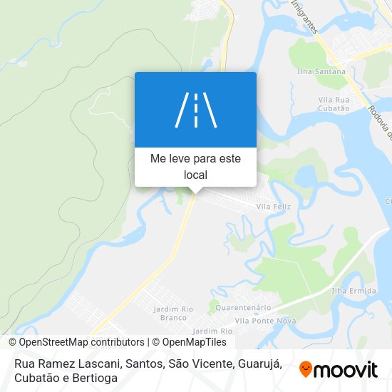 Rua Ramez Lascani mapa