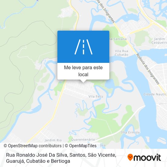 Rua Ronaldo José Da Silva mapa