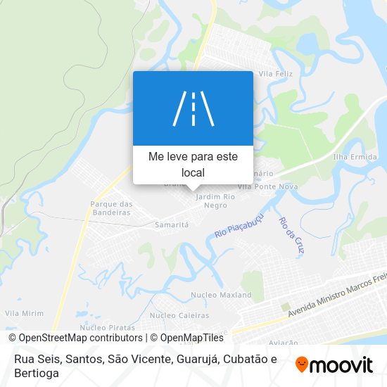 Rua Seis mapa