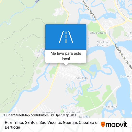 Rua Trinta mapa