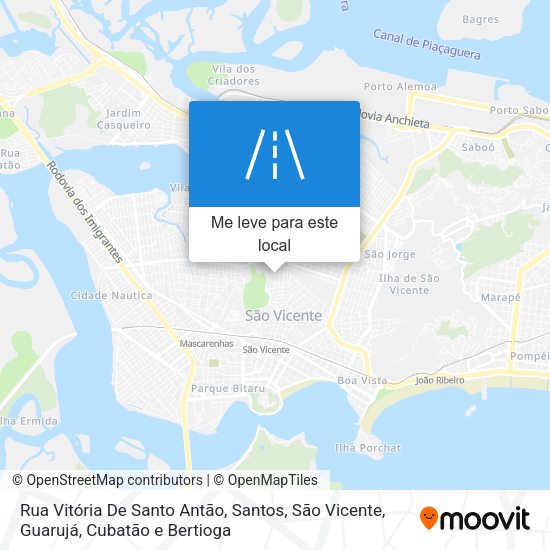 Rua Vitória De Santo Antão mapa