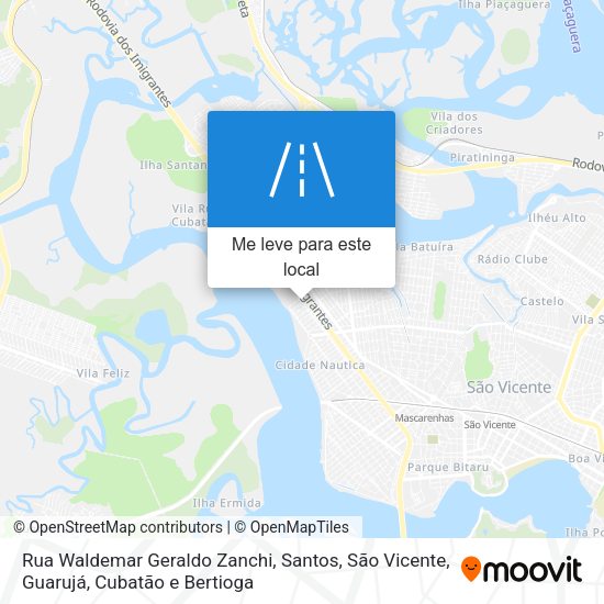 Rua Waldemar Geraldo Zanchi mapa