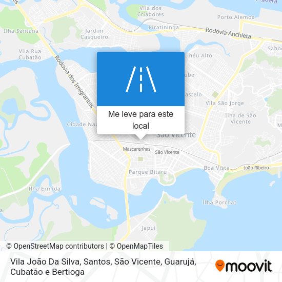 Vila João Da Silva mapa